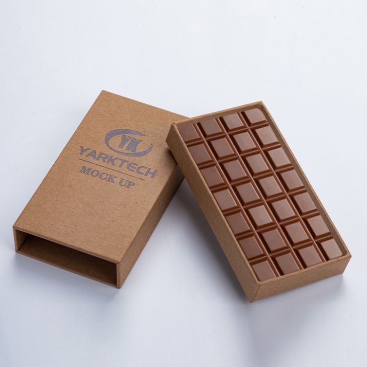 ソフトタッチのチョコレートバーボックス